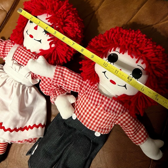 18” length NWOT Raggedy Ann & Andy Dolls. - Picture 4 of 9